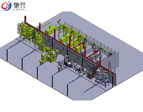 PVC 문 압출 라인을 위한 복용 믹싱 시스템을 공급하는 자동차